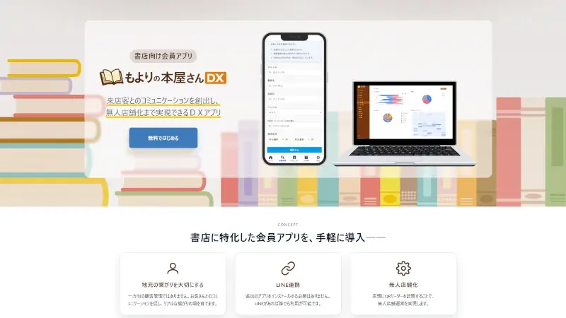 もよりの本屋さんDXのイメージ